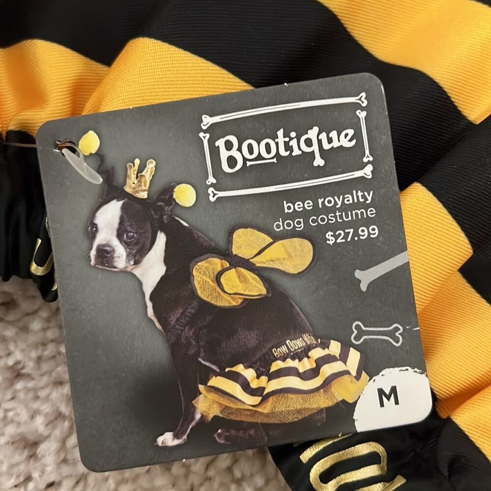 NWT Dog bumblebee costume Halloween